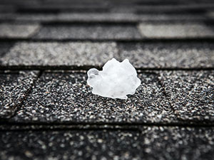 Hail Damaged Roof